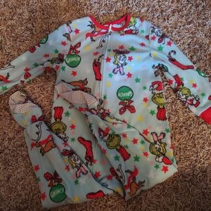 Grinch Footed PJ